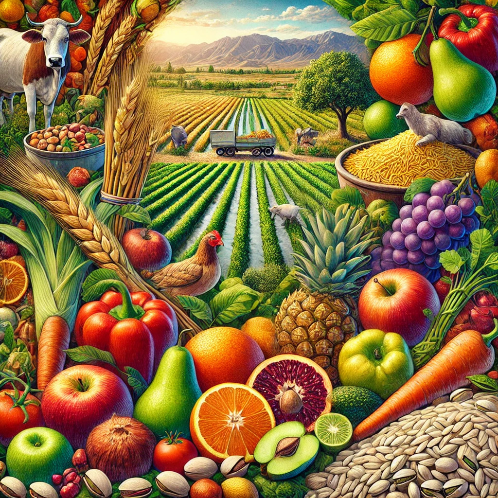 انواع محصولات کشاورزی